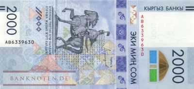 Kyrgyzstan - 2.000  Som (#033_UNC)