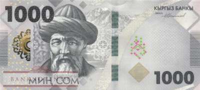 Kirgistan - 1.000  Som (#039_UNC)
