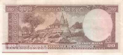 Kambodscha - 20  Riels (#005d_AU)