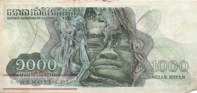 Cambodia - 1.000  Riels (#017_G)