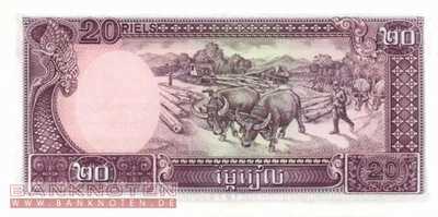 Kambodscha - 20  Riels (#031a_UNC)