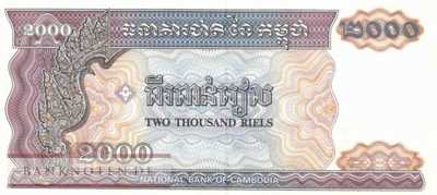 Cambodia - 2.000  Riels (#040_AU)