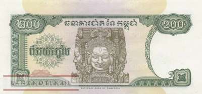 Kambodscha - 200  Riels - Ersatzbanknote (#042bR-U16_UNC)