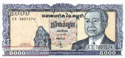 Kambodscha - 5.000  Riels (#046b-1_UNC)