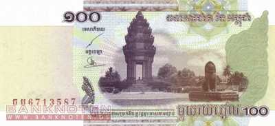 Cambodia - 100  Riels (#053a_UNC)
