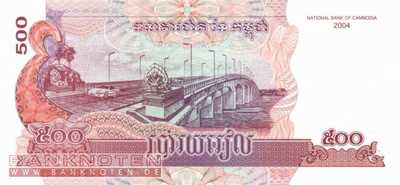 Kambodscha - 500  Riels (#054b_UNC)