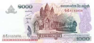 Kambodscha - 1.000  Riels (#058b_UNC)