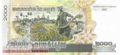 Cambodia - 2.000  Riels (#059a_UNC)