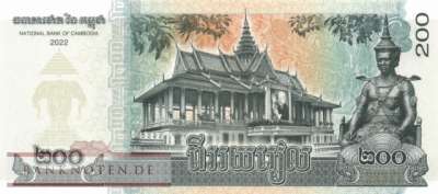 Cambodia - 200  Riels (#065A_UNC)