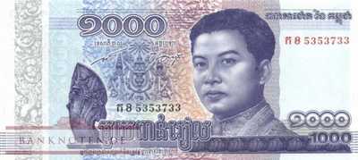 Cambodia - 1.000  Riels (#067_UNC)