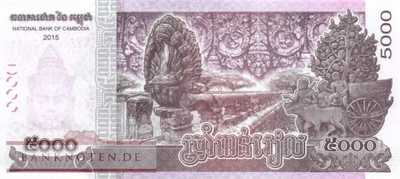 Kambodscha - 5.000  Riels (#068_UNC)