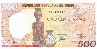 Congo - 500  Francs (#008d_UNC)