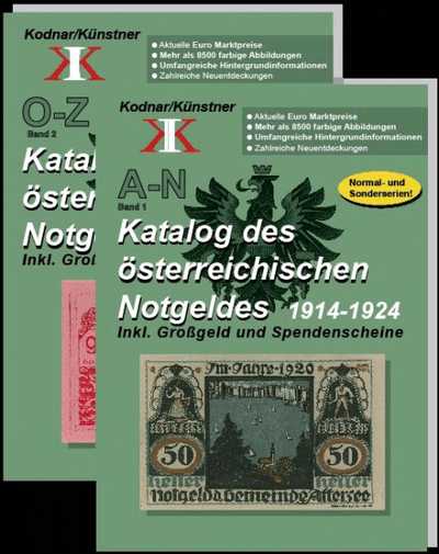 Catalog of the Austrian emergency issues 1914-1924