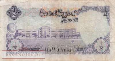 Kuwait - 1/2  Dinar (#007a_F)