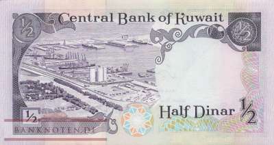 Kuwait - 1/2  Dinar (#012d_AU)