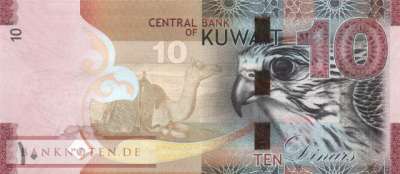 Kuwait - 10  Dinars (#033a_UNC)