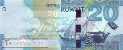 Kuwait - 20  Dinars (#034b_UNC)