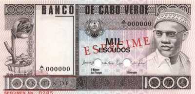 Cape Verde - 1.000  Escudos - SPECIMEN (#056s1_UNC)