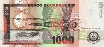 Kap Verden - 1.000  Escudos (#065a_UNC)