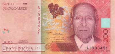 Kap Verden - 200  Escudos - Papier (#076_UNC)