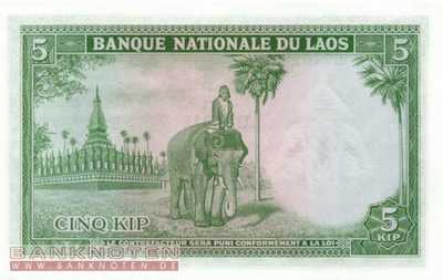 Laos - 5  Kip (#009b_UNC)