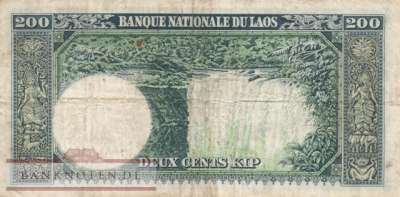 Laos - 200  Kip (#013b_F)