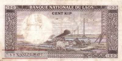 Laos - 100  Kip (#016a_VF)