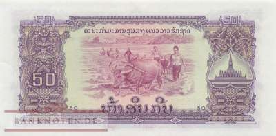 Laos - 50  Kip (#022b_UNC)