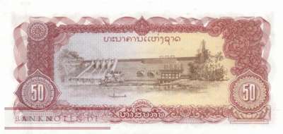 Lao - 50  Kip - Replacement (#029bR_UNC)