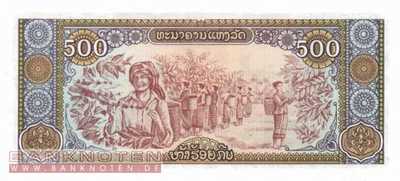 Laos - 500 Kip (#031a_UNC)