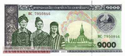 Lao - 1.000  Kip (#032Ab_UNC)