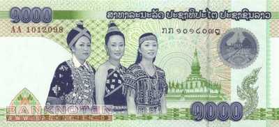 Laos - 1.000  Kip (#039_UNC)