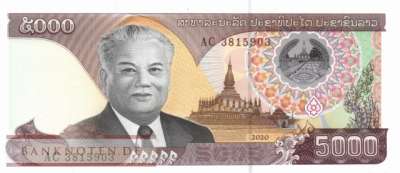 Lao - 5.000  Kip (#043_UNC)