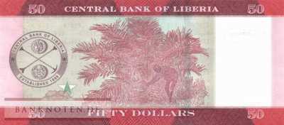 Liberia - 50  Dollars (#034a_UNC)