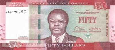 Liberia - 50  Dollars (#034b_UNC)