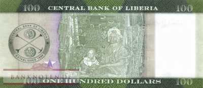 Liberia - 100  Dollars (#035a_UNC)