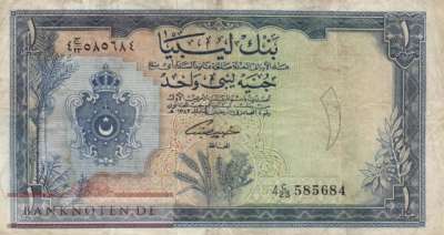 Libya - 1  Pound (#009_F)