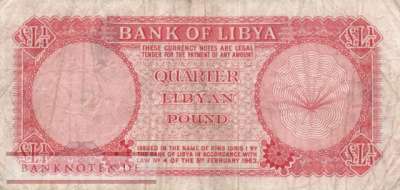 Libya - 1/4  Pound (#023a_F)