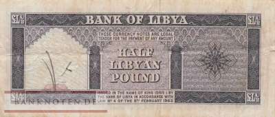 Libya - 1/2  Pound (#029_F)