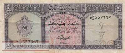 Libya - 1/2  Pound (#029_F)
