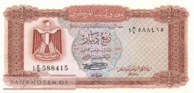 Libya - 1/4  Dinar (#033b_AU)