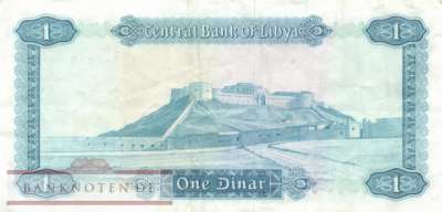 Libyen - 1  Dinar (#035b_VF)