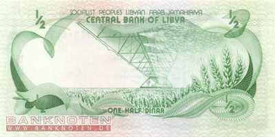 Libya - 1/2  Dinar (#043b_UNC)