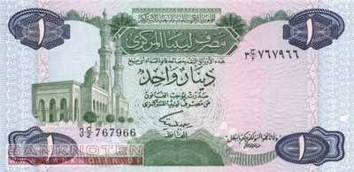 Libyen - 1  Dinar (#049_UNC)