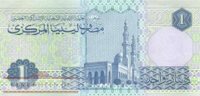 Libyen - 1  Dinar (#059a_UNC)