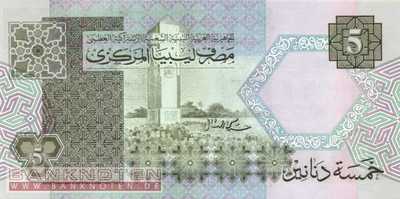 Libya - 5  Dinars (#060c_UNC)