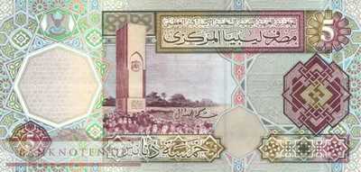 Libyen - 5  Dinars (#065a_XF)