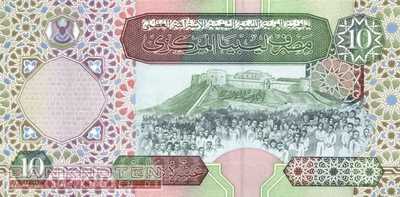 Libyen - 10  Dinars (#066_UNC)