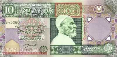 Libyen - 10  Dinars (#066_UNC)