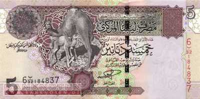 Libya - 5  Dinars (#069a_UNC)